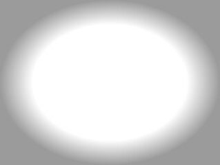Gray background, white oval brush, dark light gray scale.