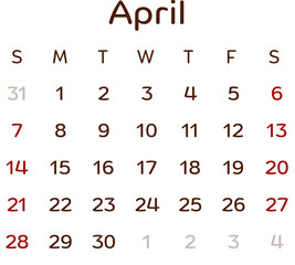 2024 carlendar