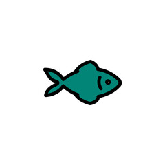 Fish Fishing Parks Filled Outline Icon