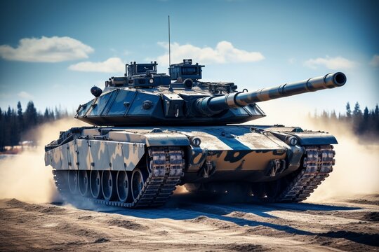 Strategic power large military tank, vital for infantry fire support