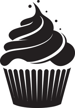 recommend clip art: Baked Perfection Cupcake Black Icon in Vector Divine Confectionery Vector Black Icon Cupcake