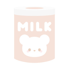 シンプルな粉ミルクの缶♪PNG