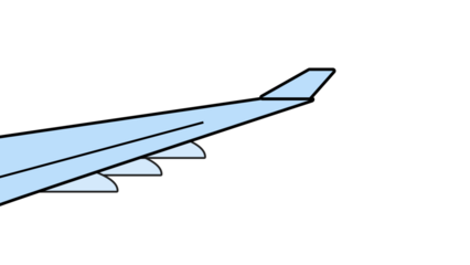 airplane flying over the clouds