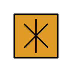 Asterisk Edit Editor Filled Outline Icon