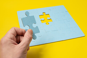The missing piece of the puzzle. Problem solving