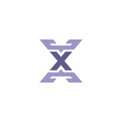 Letter Initial X logo design