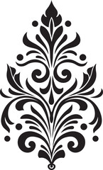 Delicate Lines Black Element Emblem Timeless Patterns Vector Black Logo