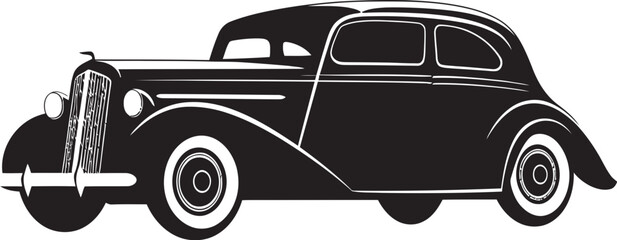 Classic Vintage Black Logo Emblem Retro Splendor Vintage Emblem Design