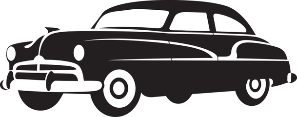 Vintage Reflections Black Logo Vintage Car Legacy Revival Vintage Car Emblem