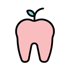 Care Dental Health Filled Outline Icon