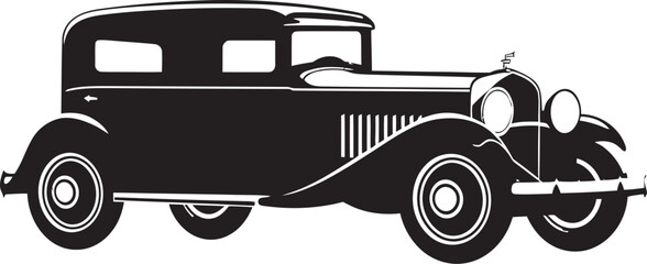 Vintage Splendor Car Emblem Icon Memorable Journeys Black Car Logo