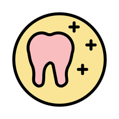 Care Clinic Dental Filled Outline Icon