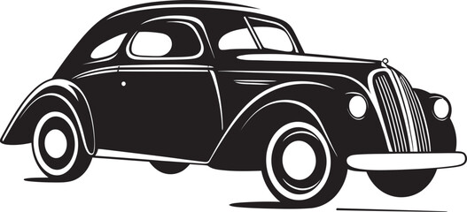 Vintage Legacy Black Emblem Design Retro Revival Car Logo Icon