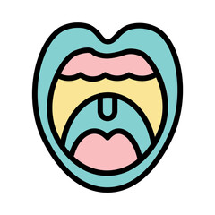 Care Clinic Dental Filled Outline Icon
