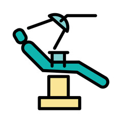 Care Clinic Dental Filled Outline Icon