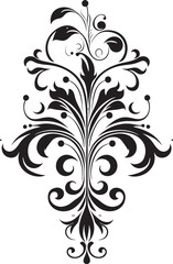 Opulent Detailing Deco Logo Design Victorian Splendor Vintage Filigree Icon