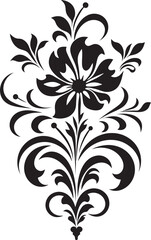 Classic Etchings Vintage Filigree Emblem Elegant Artistry Black Logo Design