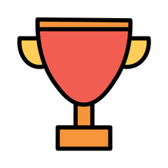Award Cup Prize Filled Outline Icon