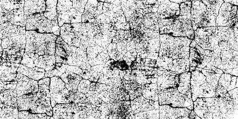 White abstract vector grunge surface splatter splashes wall cracks and scratches. Grunge black and white crack wall texture. earth tone, vintage overley distress splatter spray vector art. 