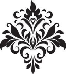 Artistic Craftsmanship Vintage Logo Design Filigree Beauty Black Icon Emblem