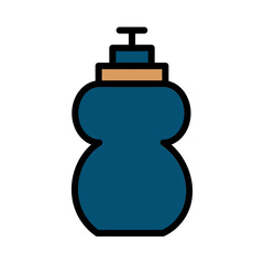 Bottle Drink Sport Filled Outline Icon