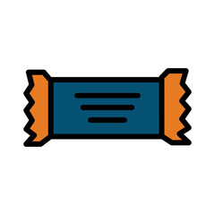 Fitness Food Snack Filled Outline Icon