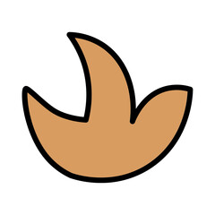 Fire Flame Hot Filled Outline Icon