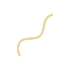 Hand Drawn curly lines colorful