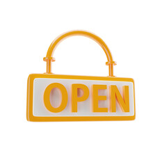 illustration of a 3d Icon open