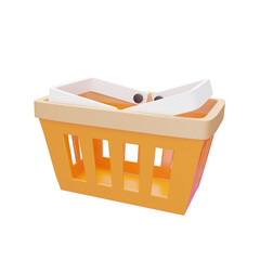 Shopping Basket 3d Icon