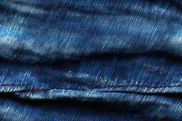 dark blue denim texture background jeans seamless pattern with seams textile