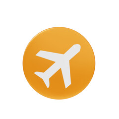 airplane icon 3d