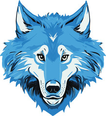 Wolf Illustration Wildlife Drawing, Artistic Animal Mascot  Vibrant T-shirt design, Sports Team Logo Graphic Tattoo Style 
