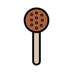 Cooking Food Sieve Filled Outline Icon