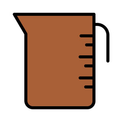 Cup Kitchen Tool Filled Outline Icon