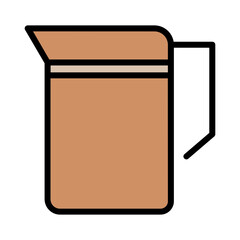 Cup Kitchen Tool Filled Outline Icon