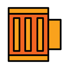 Chef Glass Tools Filled Outline Icon