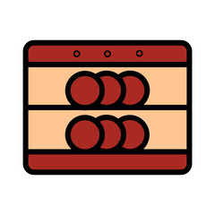 Dish Washer Tool Filled Outline Icon