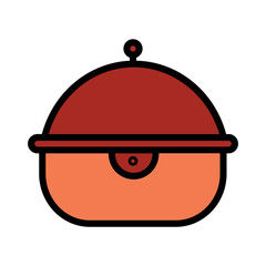 Cooker Egg Tool Filled Outline Icon