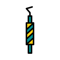 Dental Dentist Drill Filled Outline Icon