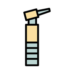 Medicine Otoscope Tool Filled Outline Icon