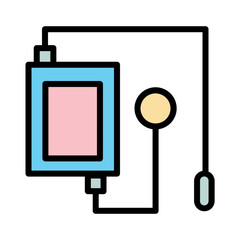 Tensimeter Clinic Tool Filled Outline Icon