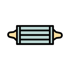 Equipment Mask Medical Filled Outline Icon