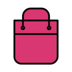 Bag Pack Plastic Filled Outline Icon