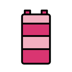 Bottle Kids Toy Filled Outline Icon