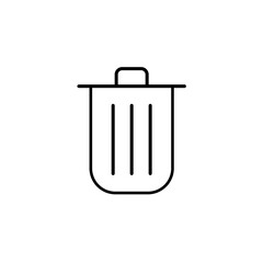 Outline Trash Icon