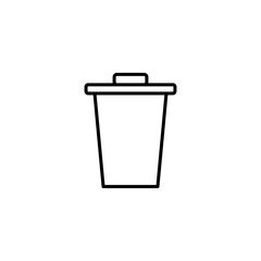 Outline Trash Icon