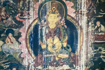 Obraz na płótnie Canvas Vajradhara, Thangkas, Buddhist Art, Tibetan Buddhism