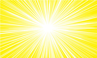 集中線　漫画　コミック　背景	