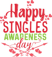 Happy valentine singles awareness day